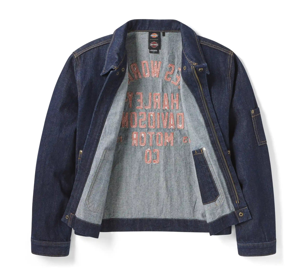 Dickies x Harley-Davidson® Boxy Fit Embroidered Denim Jacket
