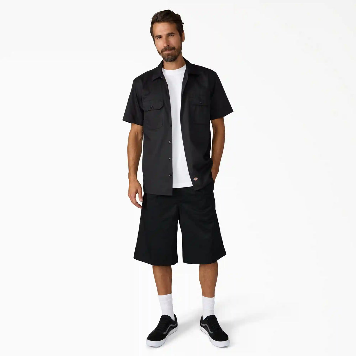Hemp Twill Work Shorts, 13"