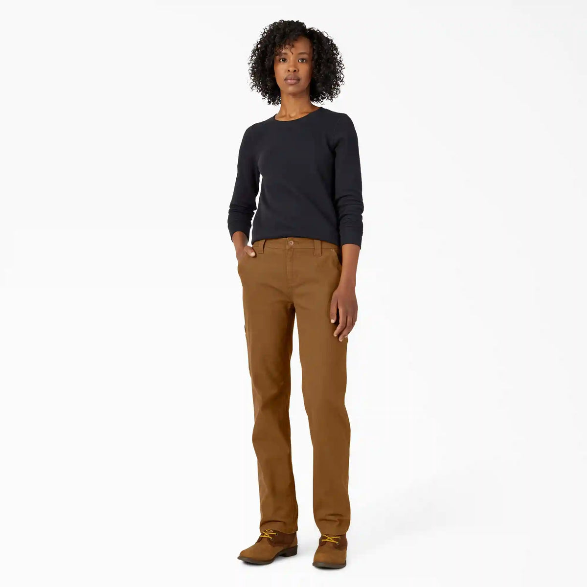 Women's FLEX Relaxed Straight Fit Duck Carpenter Pants