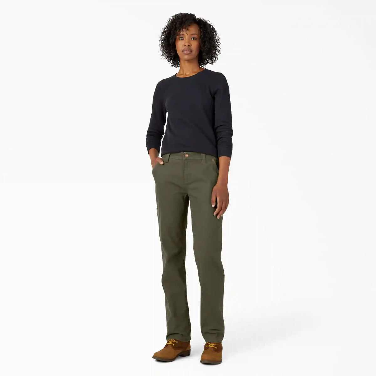 Women's FLEX Relaxed Straight Fit Duck Carpenter Pants