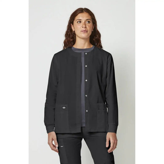 Women's EDS Signature Snap Front Warm-Up Scrub Jacket