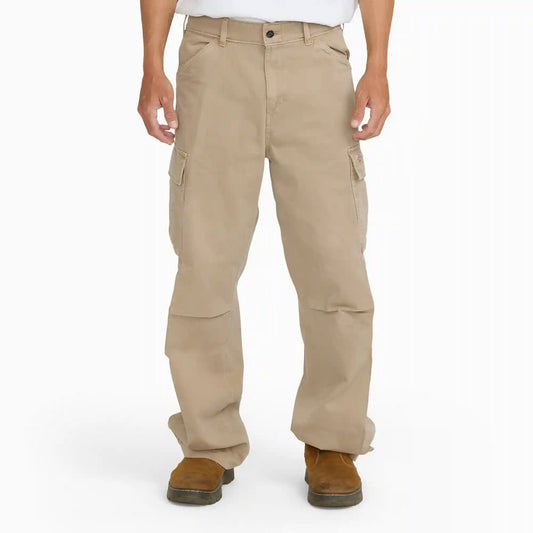 247 Loose Straight Garment Dyed Cargo Pants