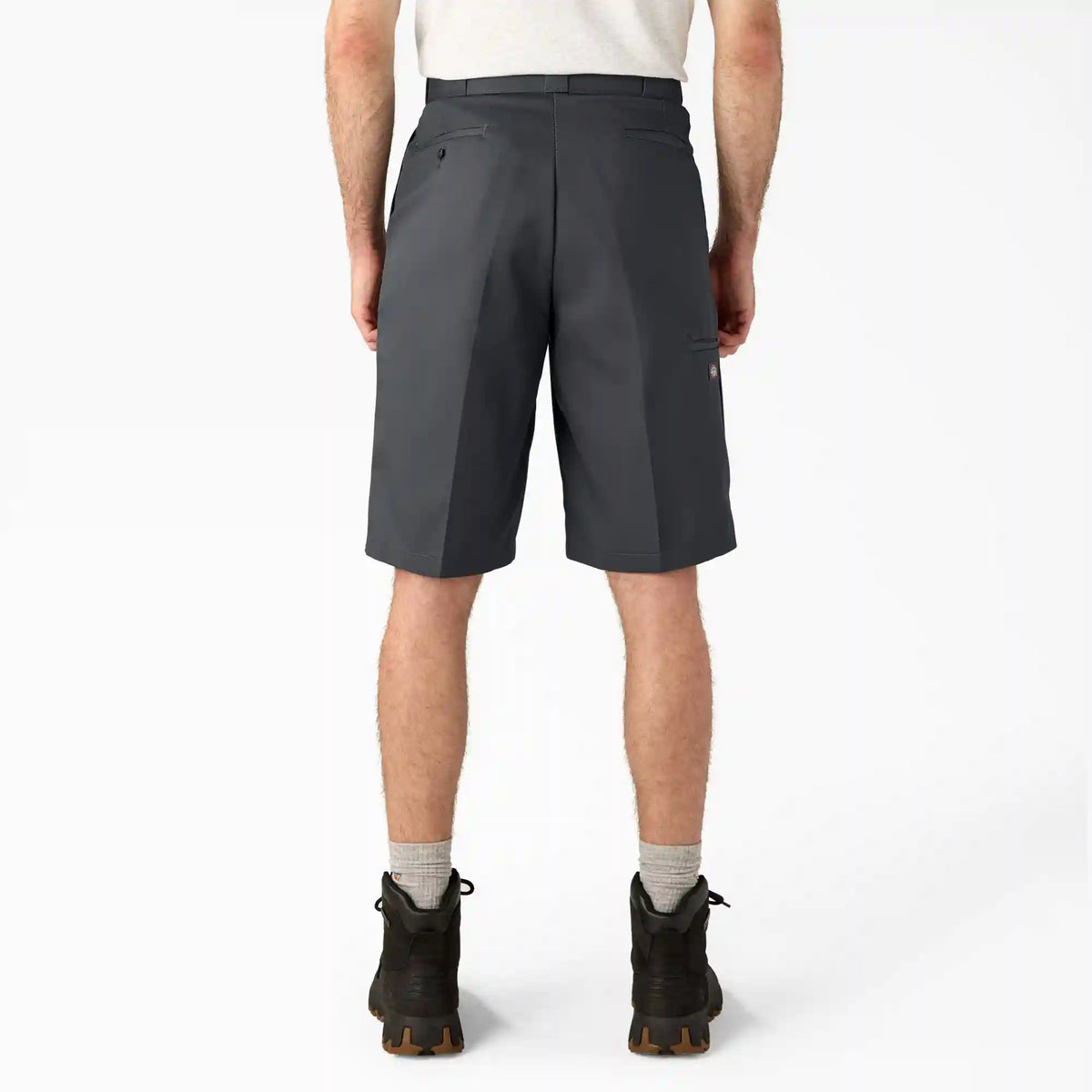 Loose Fit Flat Front Work Shorts, 13"
