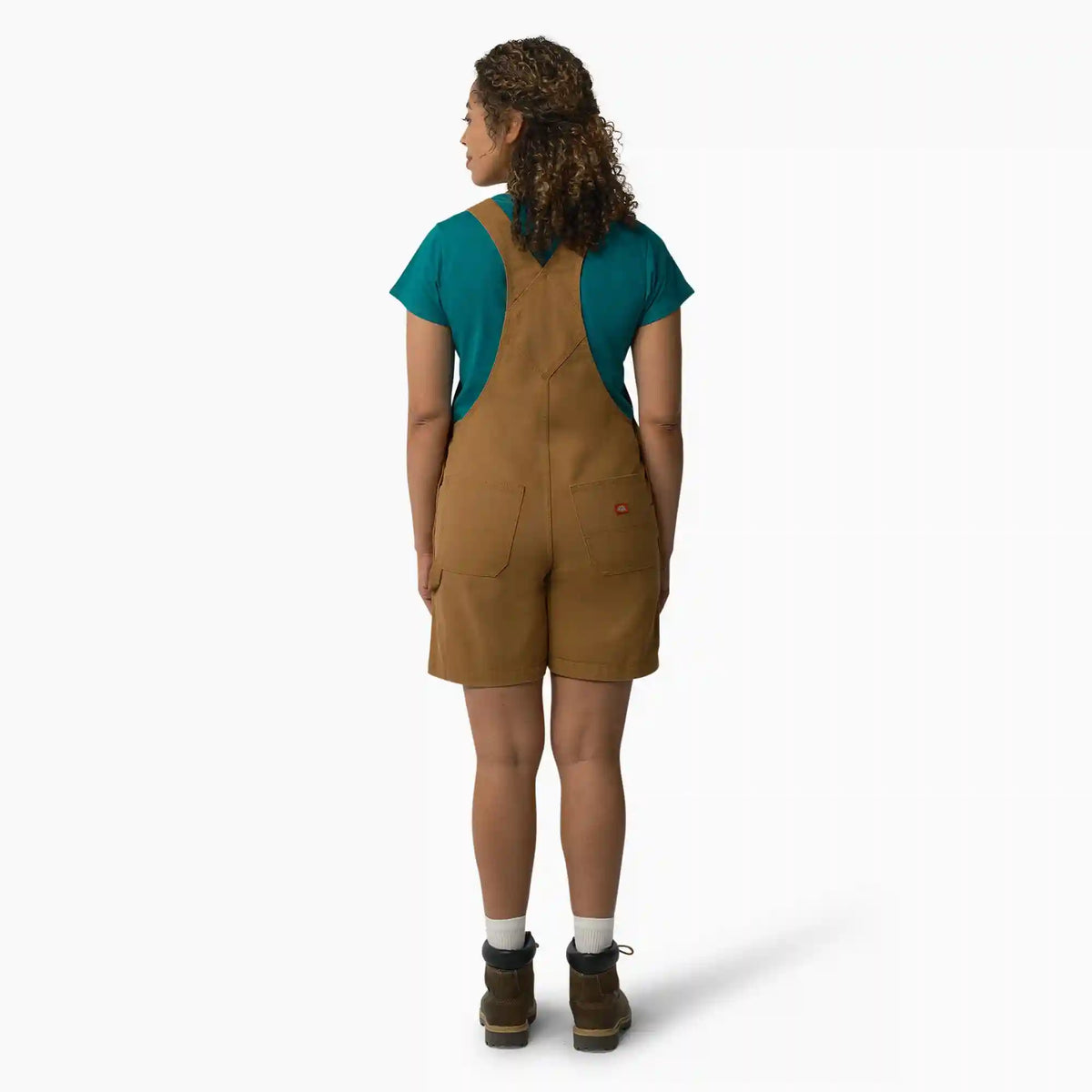 Women's Relaxed Fit Bib Shortalls, 7"