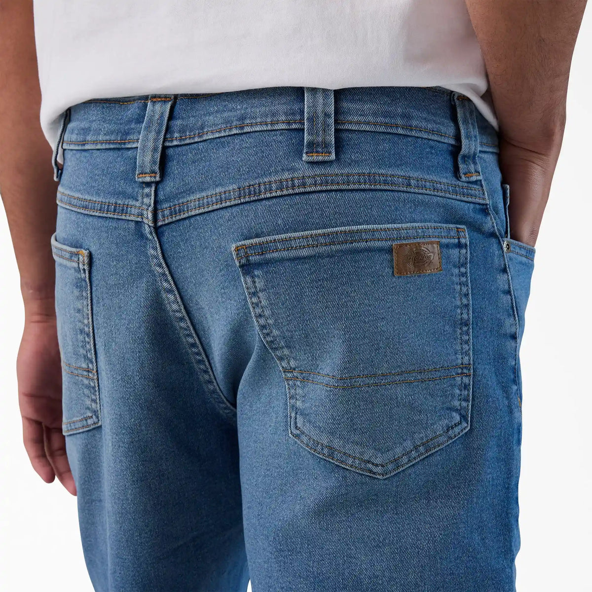 FLEX 5-Pocket Denim Shorts, 11"