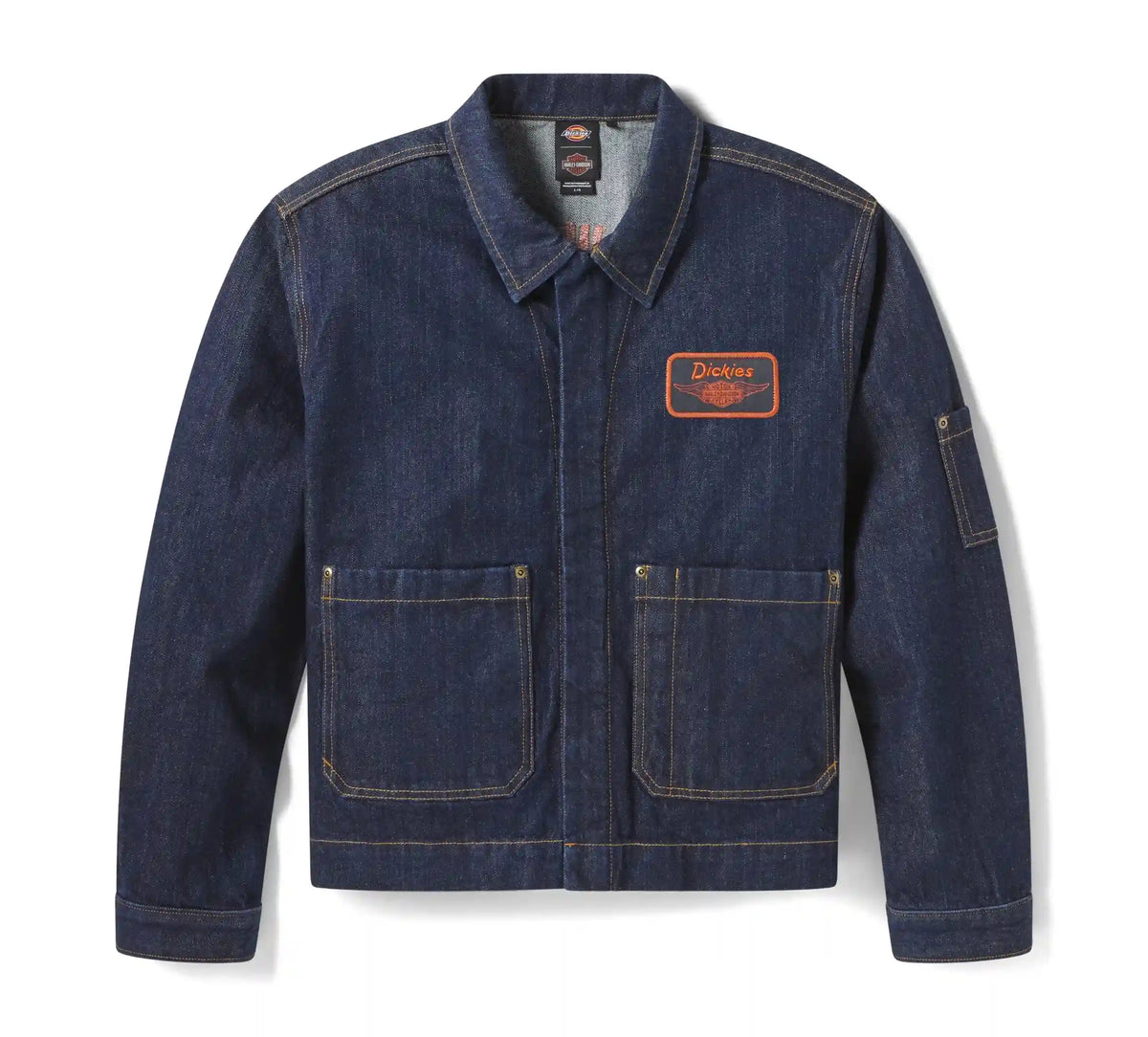 Dickies x Harley-Davidson® Boxy Fit Embroidered Denim Jacket