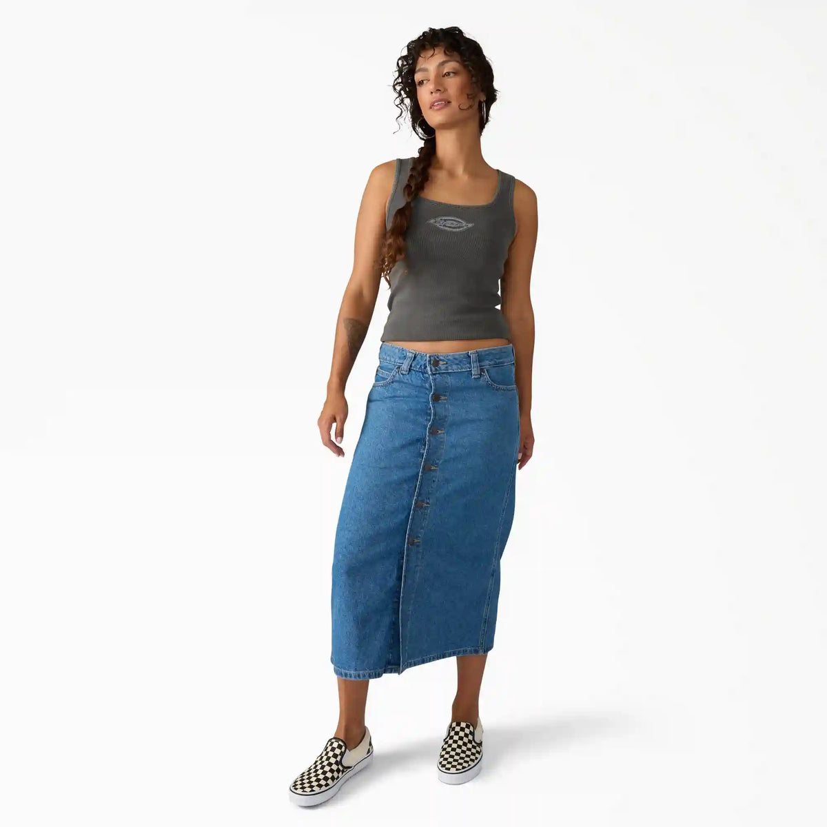 Women's Midi Denim Skirt