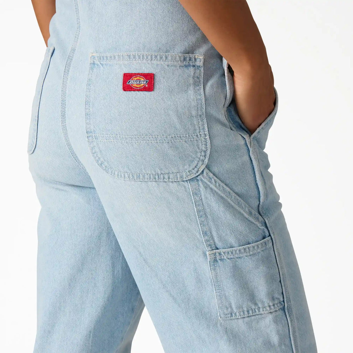 Women's Loose Denim Bib