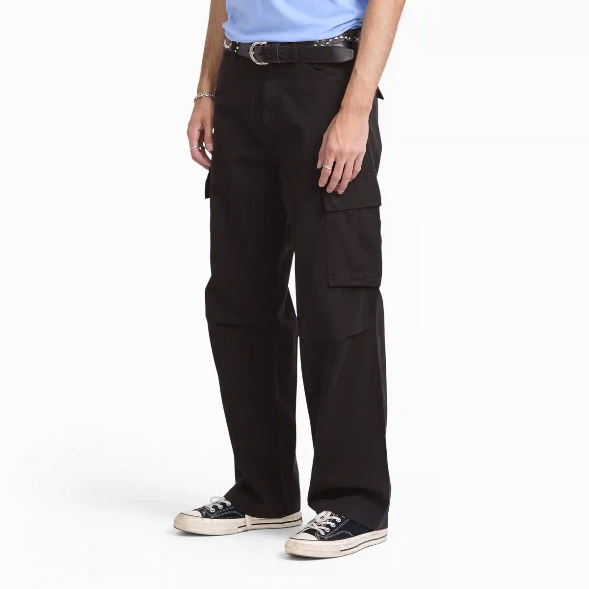 247 Loose Straight Garment Dyed Cargo Pants