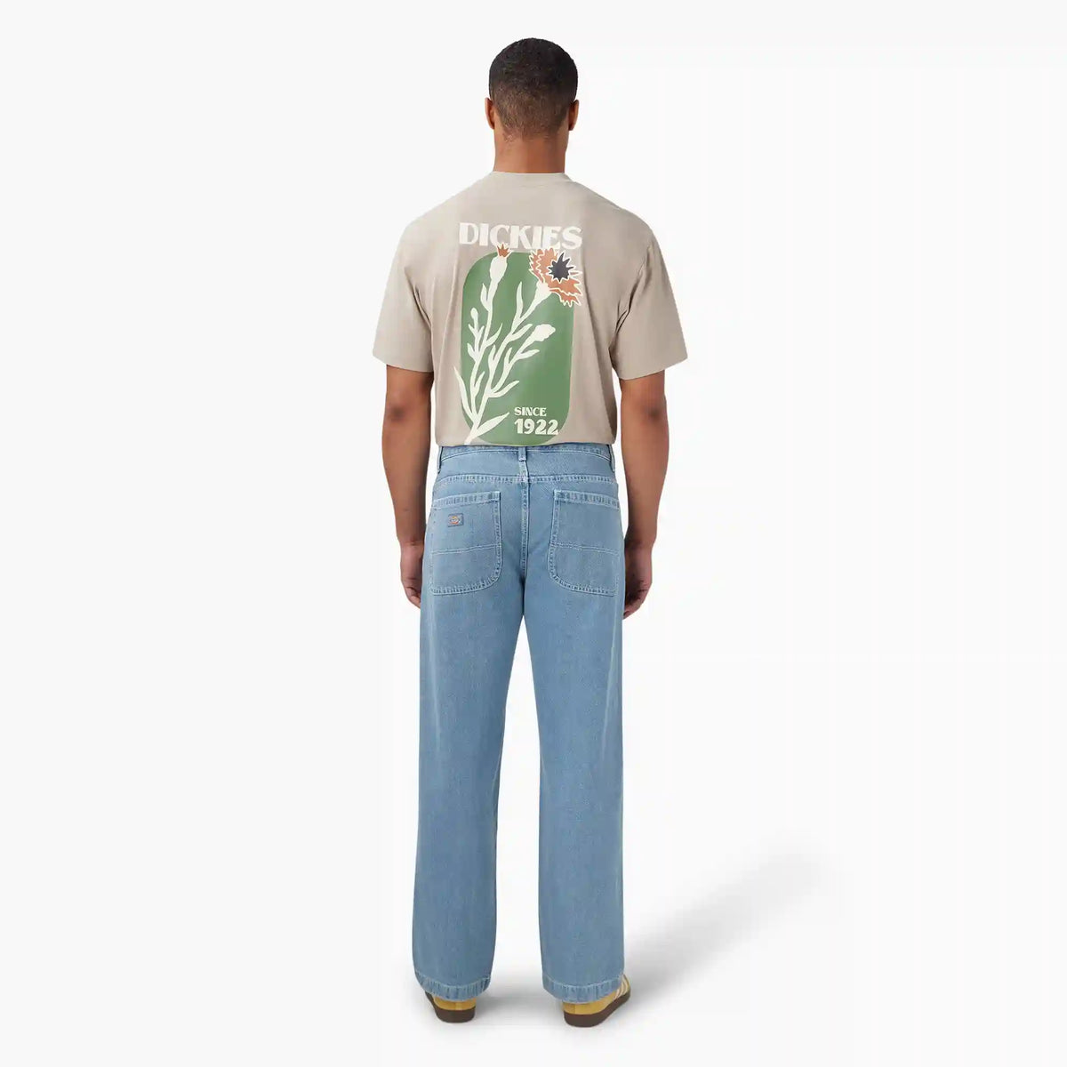 Loose Fit Double Knee Jeans