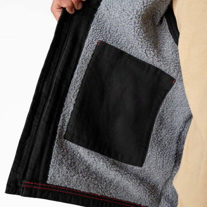 Duck Canvas High Pile Fleece Lined Vest