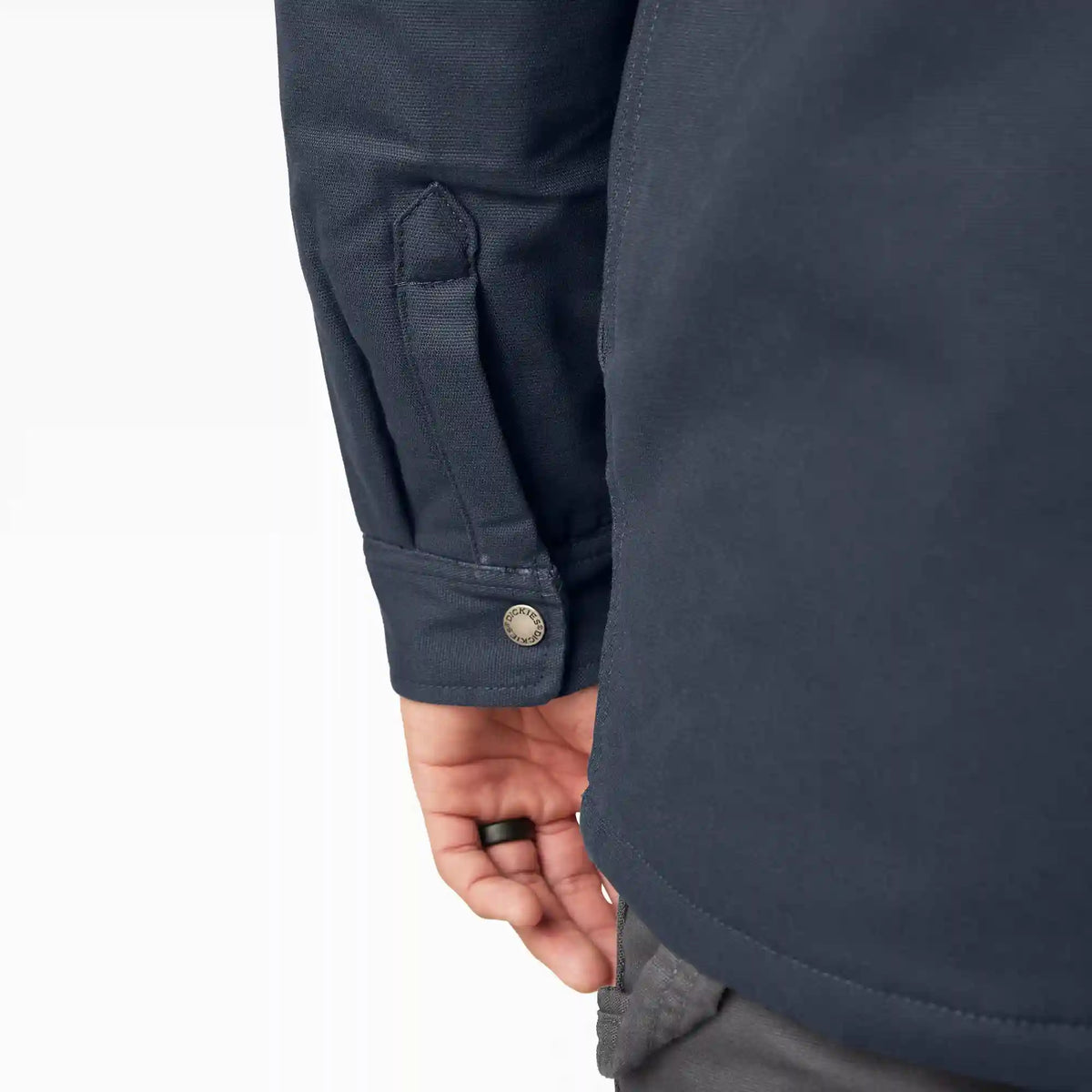 Water Repellent Duck Hooded Shirt Jacket
