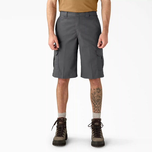 FLEX Relaxed Fit Cargo Shorts, 13"