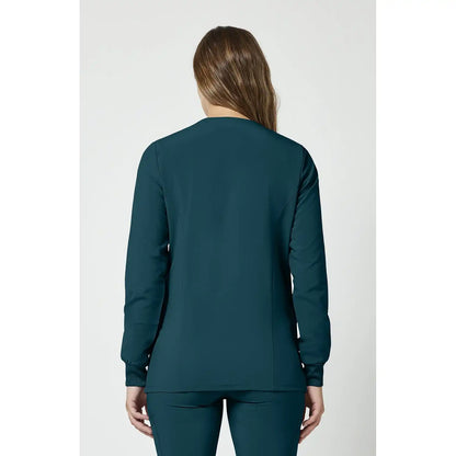 Women's EDS Essentials Snap Front Warm-Up Scrub Jacket
