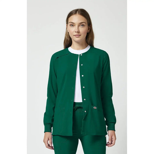 Women's EDS Essentials Snap Front Warm-Up Scrub Jacket