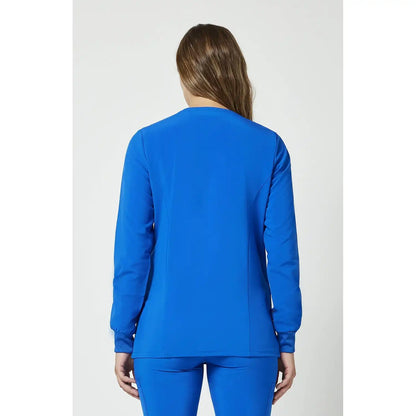 Women's EDS Essentials Snap Front Warm-Up Scrub Jacket