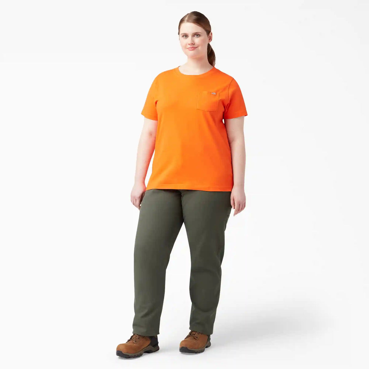 Women's Plus FLEX Relaxed Straight Fit Duck Carpenter Pants