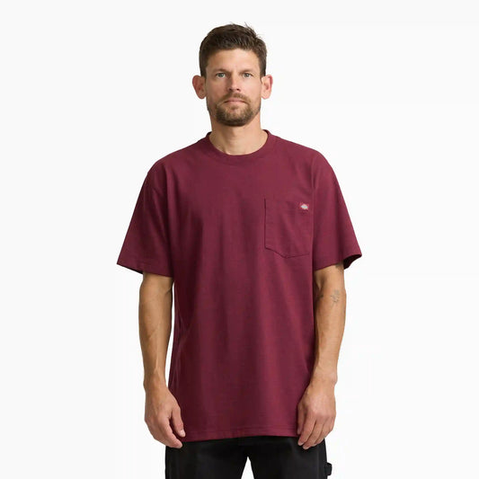 Heavyweight Heathered Short Sleeve Pocket T-Shirt